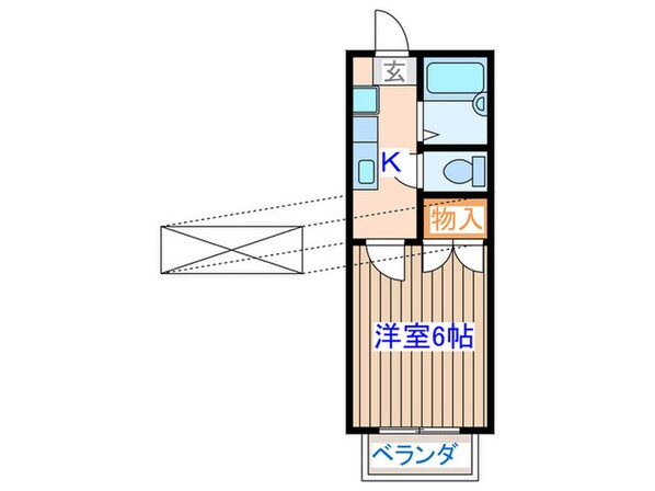 コ－ポ鷺森台の物件間取画像